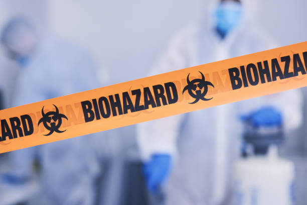 Professional Biohazard Cleanup technician working in East Freetown, MA